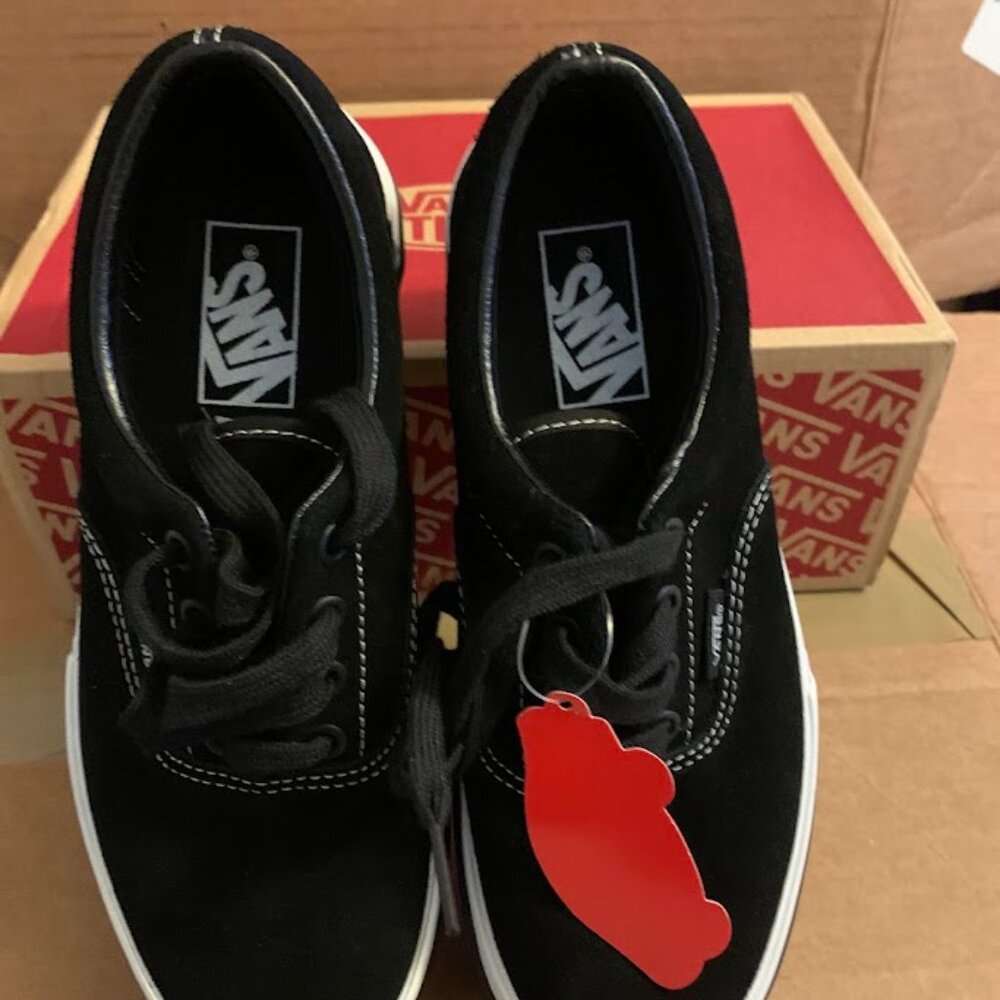 Vans Era Stacked Black Suede sneakers Womens 7 - Picture 5 of 8
